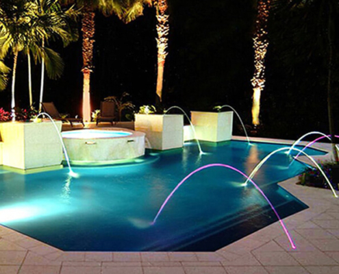 Logical Square Corners - Pool Construction