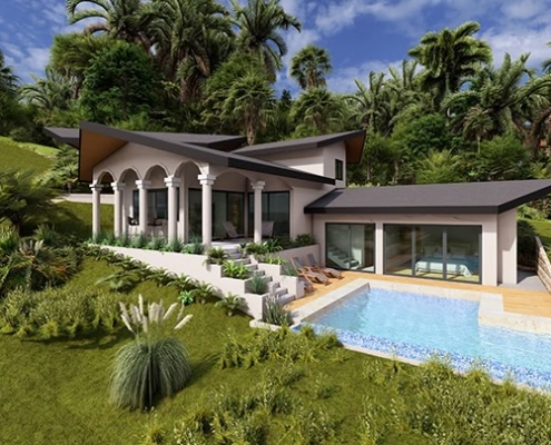 Balinese Bungalow, Bali style home design