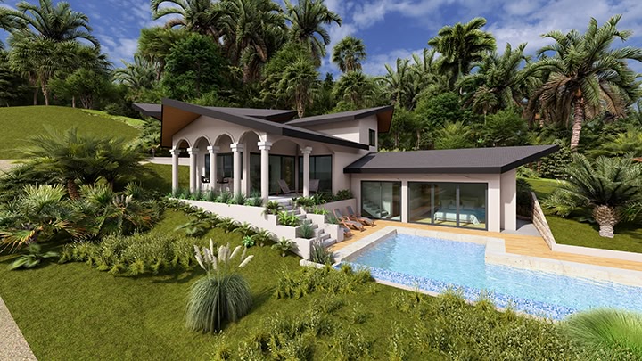 Balinese Bungalow, Bali style home design